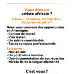 Artiste chez AfroTravail