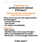 Médical chez AfroTravail